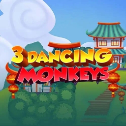 3 dancing monkeys with nature in the background